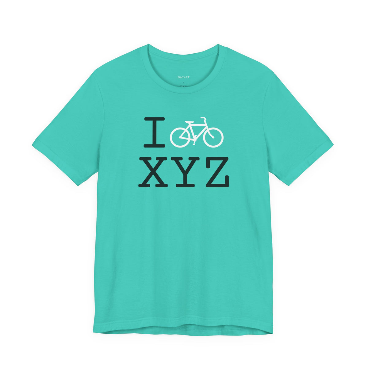 I Bike unisex T, white bike