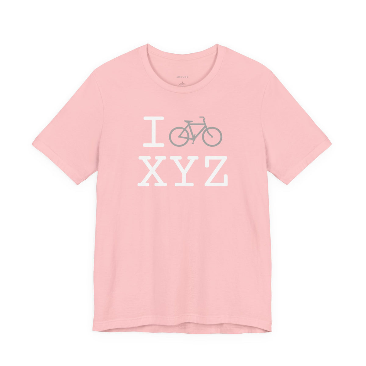 I Bike unisex T, grey bike