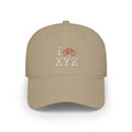I Bike baseball cap, red bike