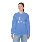 I Run sweatshirt, grey logo