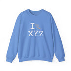 I Run sweatshirt, grey logo