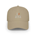 I Hike baseball cap, orange hiker