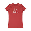 I Hike women's T, pink hiker