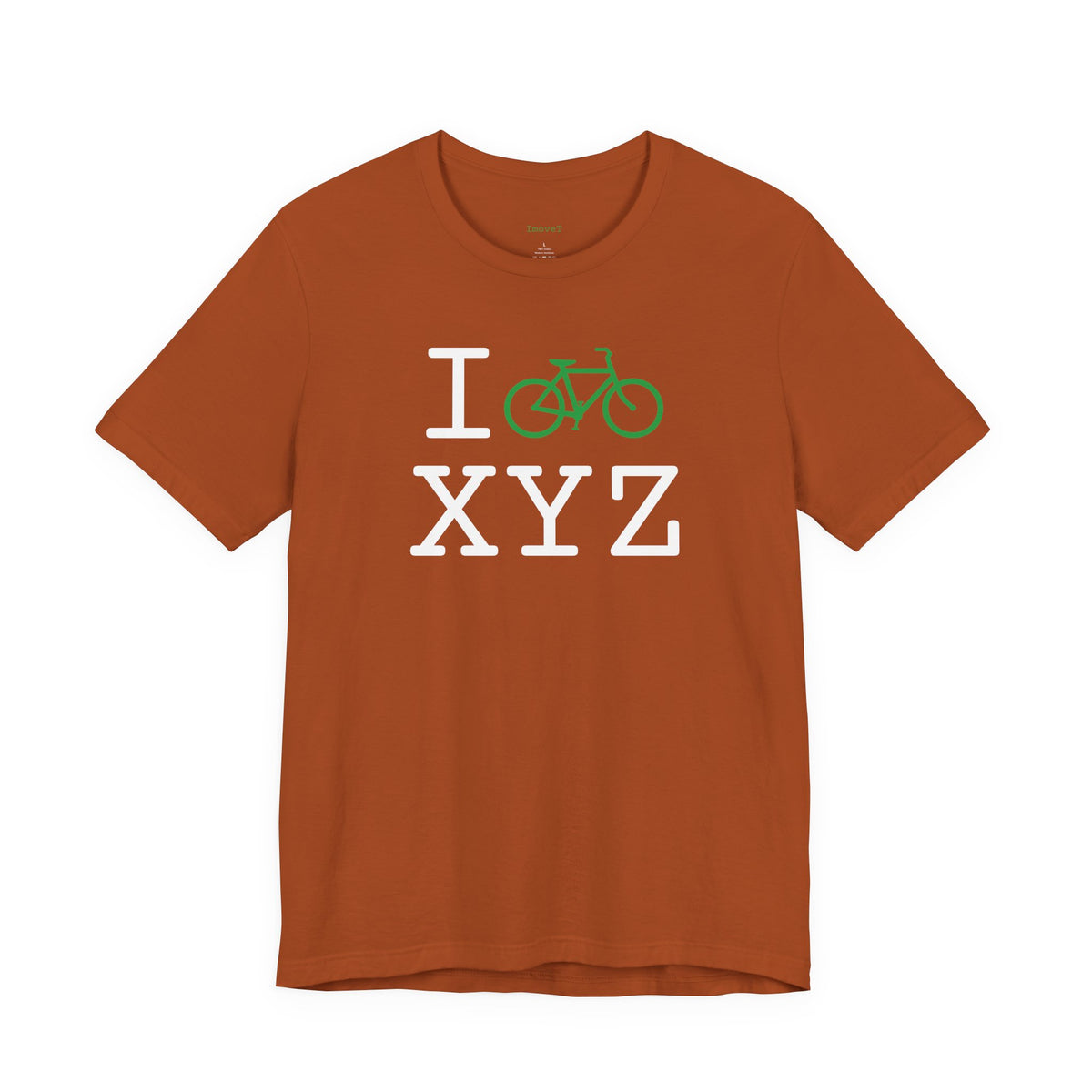 I Bike unisex T, green bike