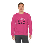 I Bike sweatshirt, white bike