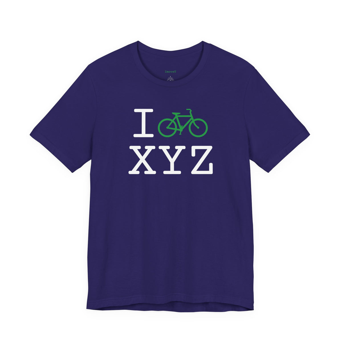 I Bike unisex T, green bike