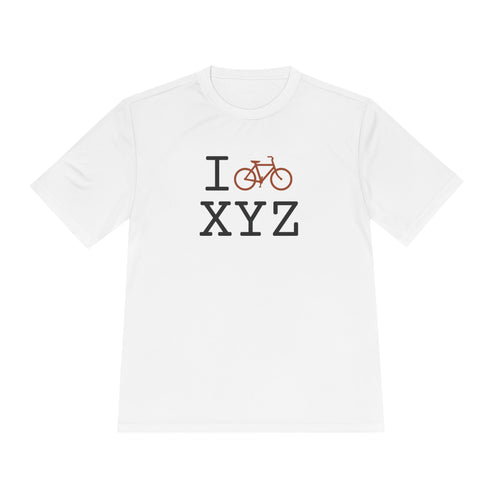 I Bike athletic T, autumn bike