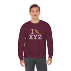 I Run sweatshirt, yellow logo