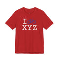 I Bike unisex T, blue bike