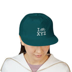 I Bike athletic hat, white bike