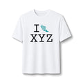 I Run ___ athletic T, teal logo