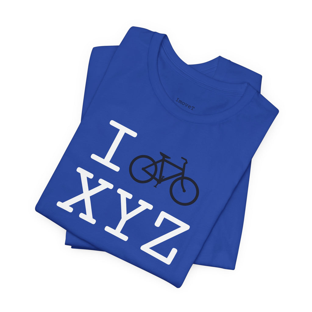 I Bike unisex T, black bike