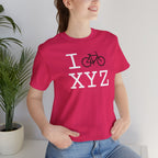 I Bike unisex T, black bike