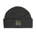 I Bike beanie, yellow bike