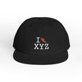 I Run athletic hat, orange logo