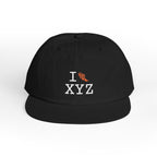 I Run athletic hat, orange logo