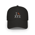 I Run baseball cap, orange logo