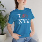 I Bike unisex T, orange bike