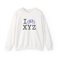 I Bike sweatshirt, blue bike
