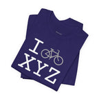 I Bike unisex T, grey bike