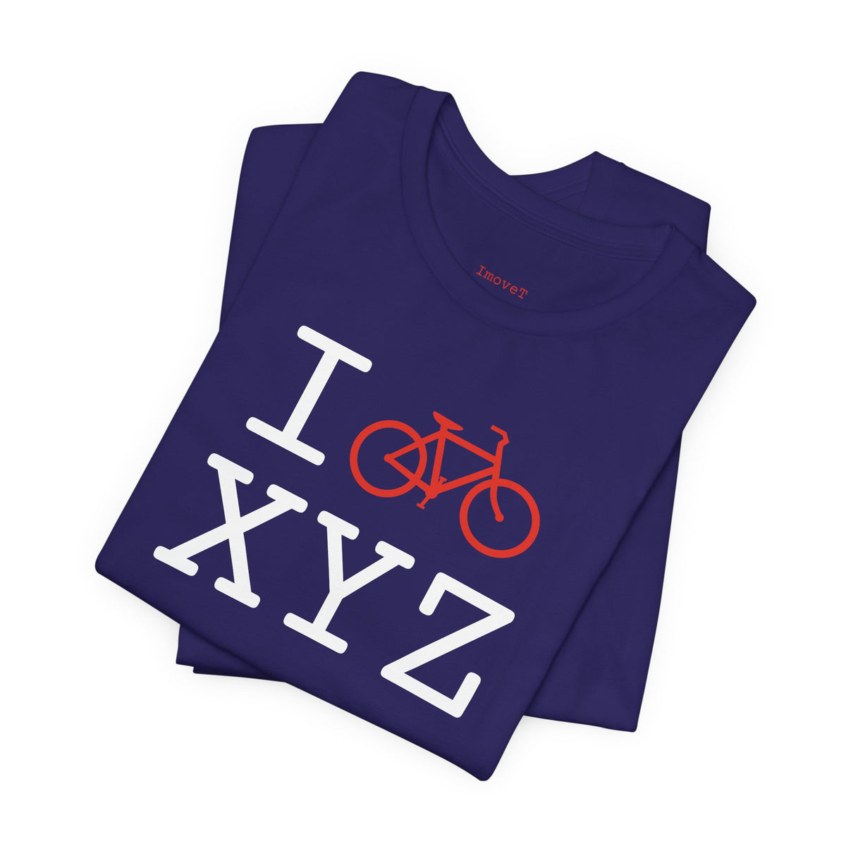 I Bike unisex T, red bike