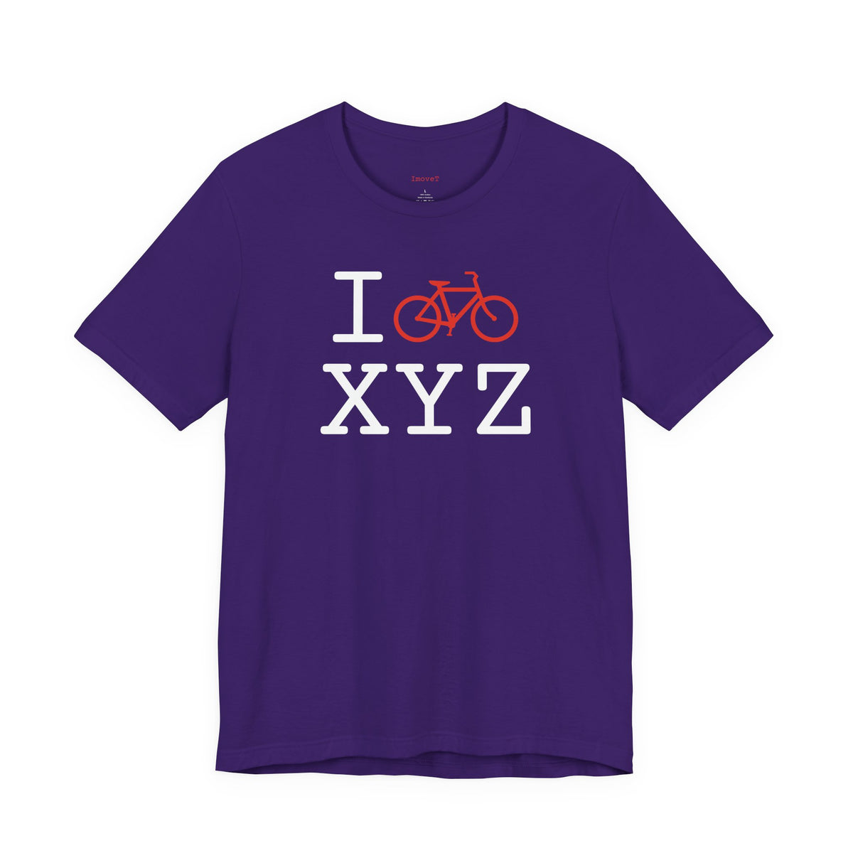 I Bike unisex T, red bike