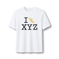 I Run ___ athletic T, yellow logo