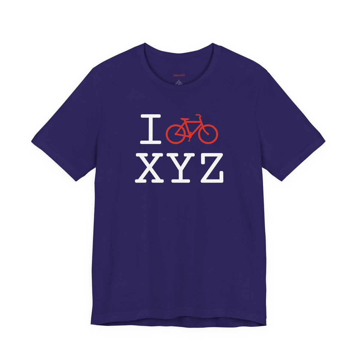 I Bike unisex T, red bike