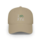 I Bike baseball cap, green bike