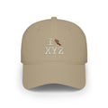 I Run baseball cap, maroon logo