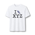 I Run ___ athletic T, navy logo