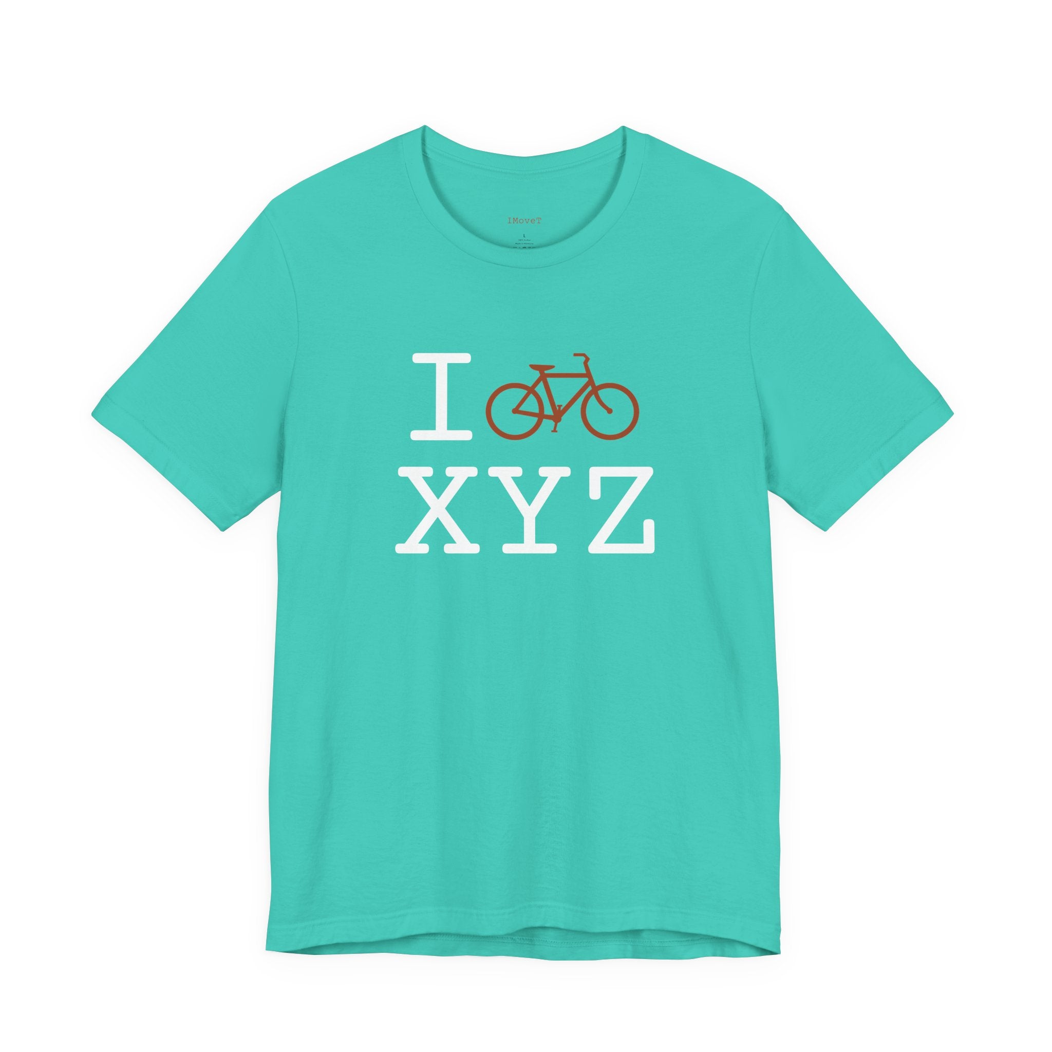 I Bike ___ unisex T, autumn bike