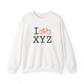 I Bike sweatshirt, orange bike