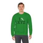 I Run sweatshirt, white logo