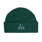 I Hike beanie, light blue hiker