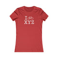 I Bike women's T, pink bike