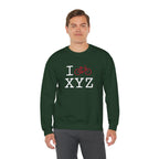 I Bike sweatshirt, red bike