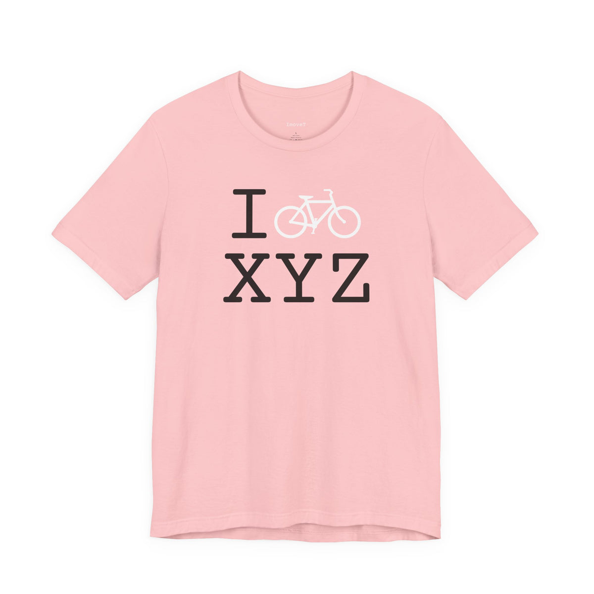 I Bike unisex T, white bike