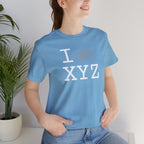 I Bike unisex T, grey bike
