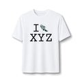 I Run ___ athletic T, dark green logo