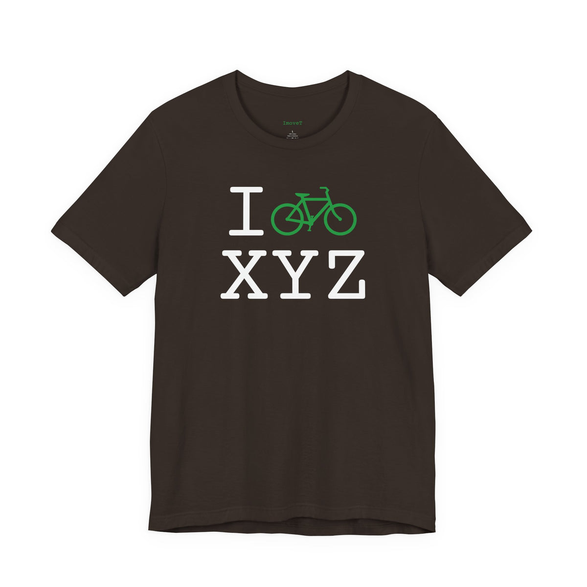 I Bike unisex T, green bike