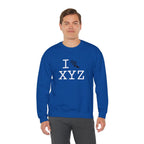 I Run sweatshirt, black logo