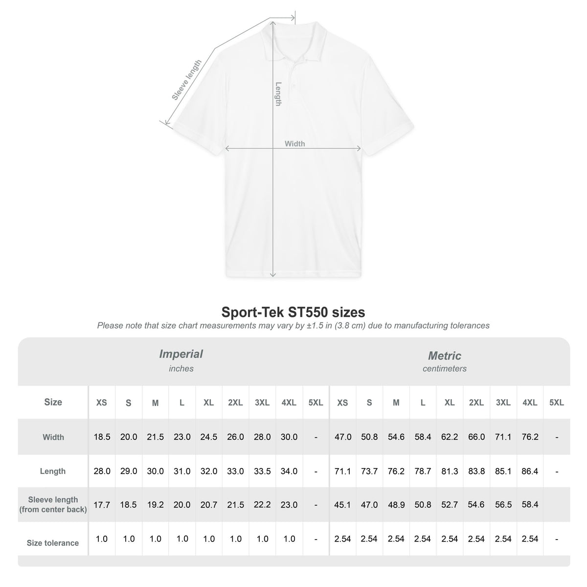 I Run polo, white logo