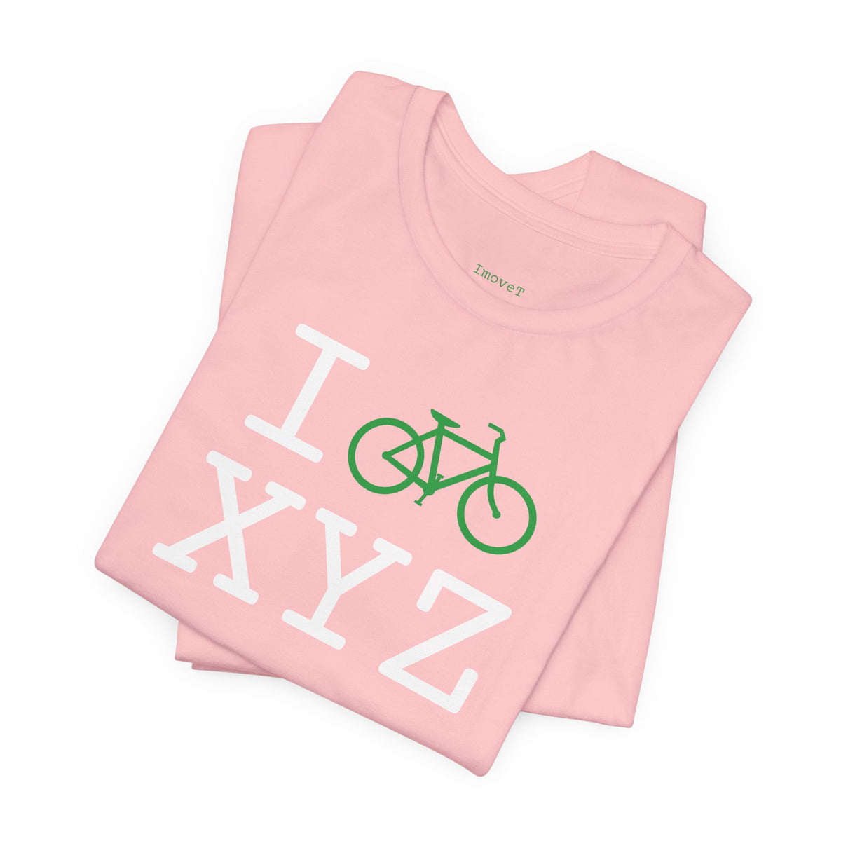 I Bike unisex T, green bike