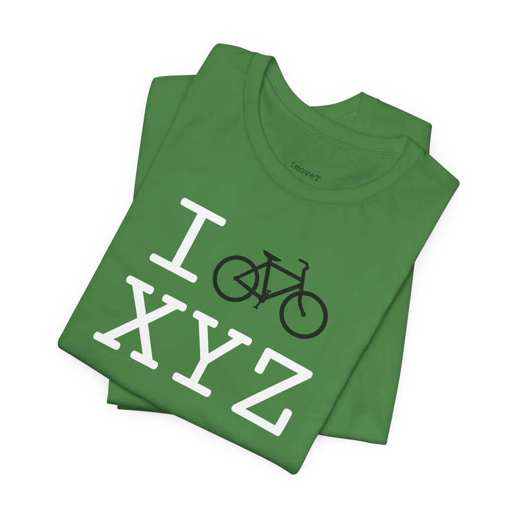 I Bike unisex T, black bike
