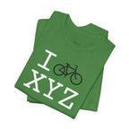 I Bike unisex T, black bike