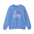 I Run sweatshirt, red logo
