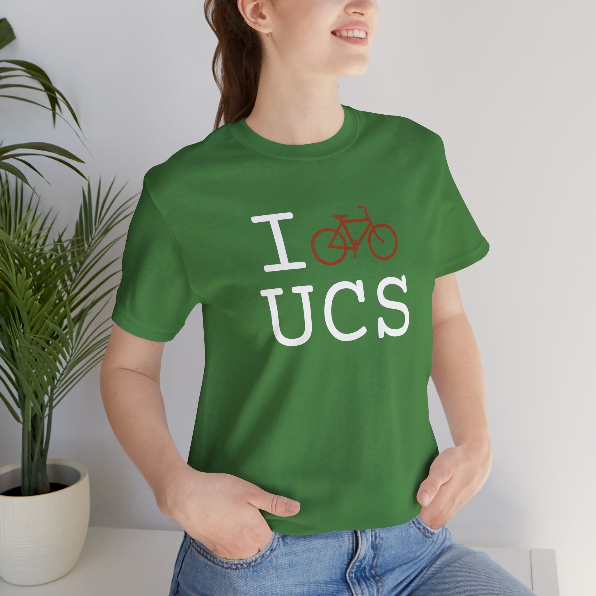 I Bike ___ unisex T, autumn bike