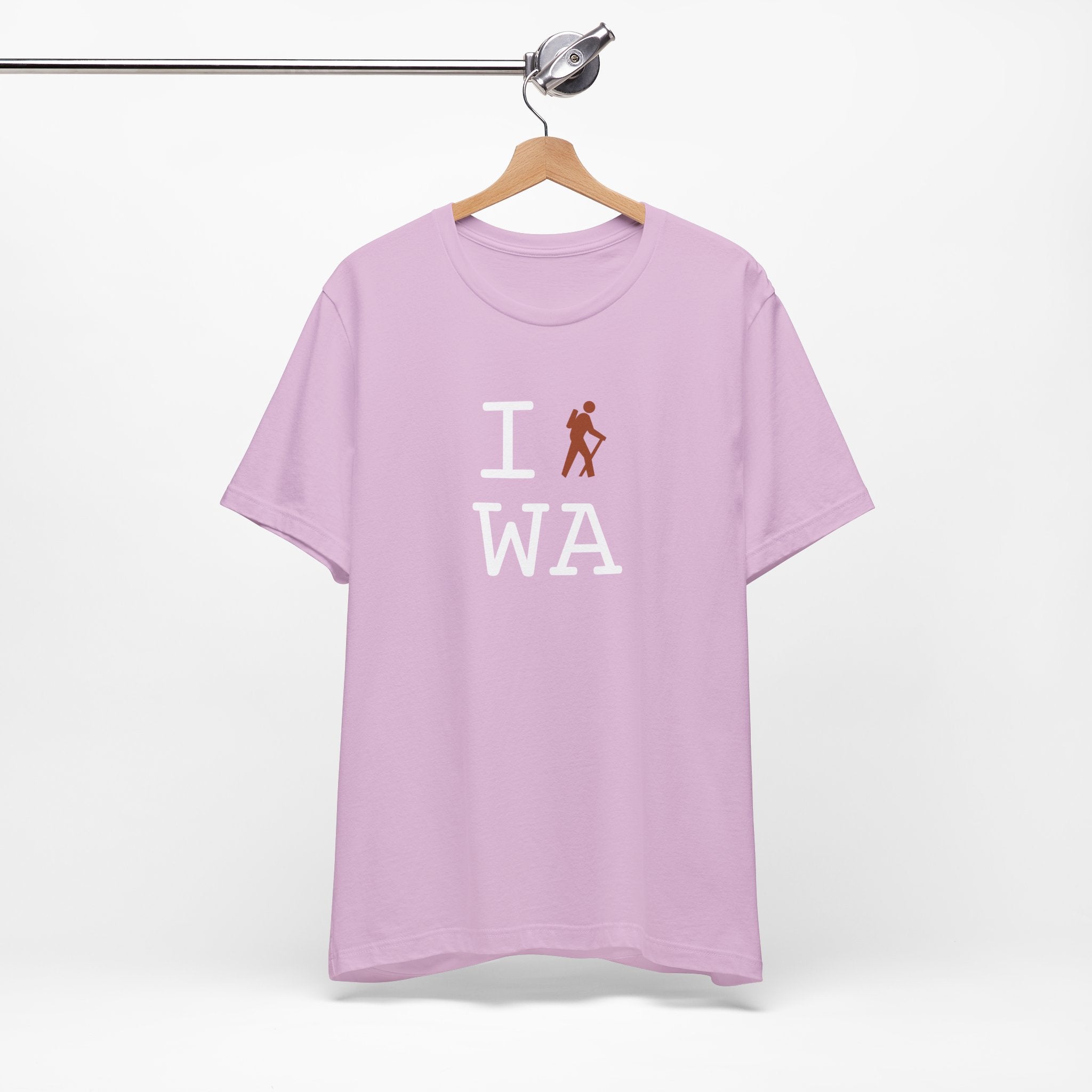 I Hike ___ unisex T, autumn hiker