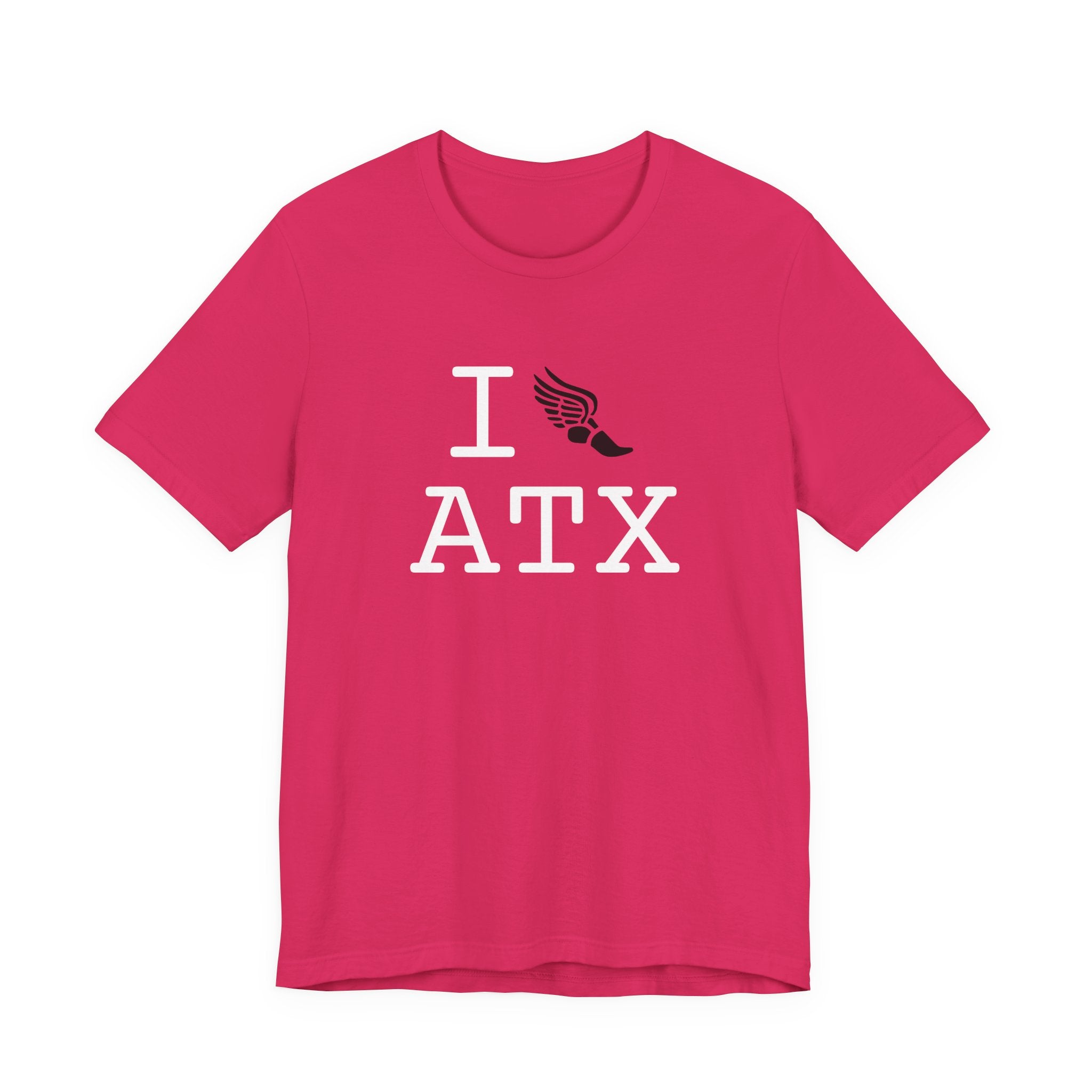 I Run ___ unisex T, black logo